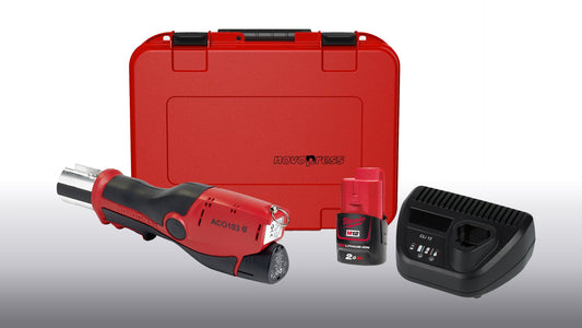 NOVOPRESS ACO103 TOOL ONLY WITH BATTERIES, CHARGER _ CASE